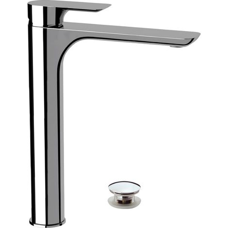 Rubinetterie remer miscelatore alto per lavabo serie infinity Piletta di scarico: Click - Clack (1/2)