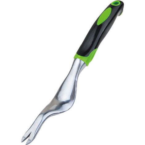 Désherbeur manuel outil désherbeur jardin pissenlit découvrir outil outil de creusement alliage végétal pour cour pelouse 29 cm vert (1/2)