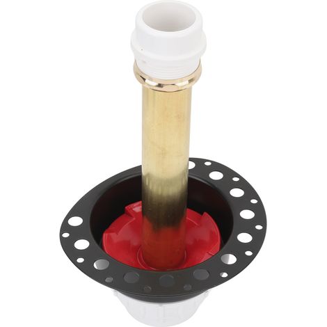 Kit évacuation baignoire pieds libre sol,-colle baignoire ABS, tuyau laiton, ensemble 21 accessoires, matériau laiton ABS alliage aluminium (1/5)