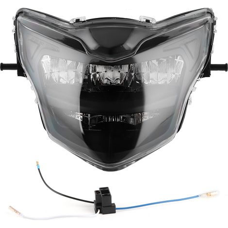 Leistungsstarker 12V-LED-Motorradscheinwerfer, klare Linse, Frontoptik-Modifikation, kompatibel mit Yamaha LC135 V2-V6 (1/5)