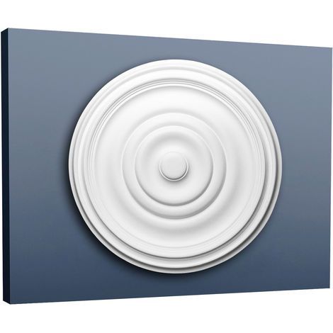 Rosetón Florón Elemento decorativo de estuco Orac Decor R09 LUXXUS para techo o pared Estilo clásico 48 cm diámetro (1/5)