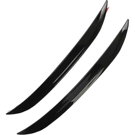 Jante de voiture garniture d'aile noire brillant, bande protectrice de sourcil de roue, moulure de protection universelle, lèvre de garniture en arc. (1/4)
