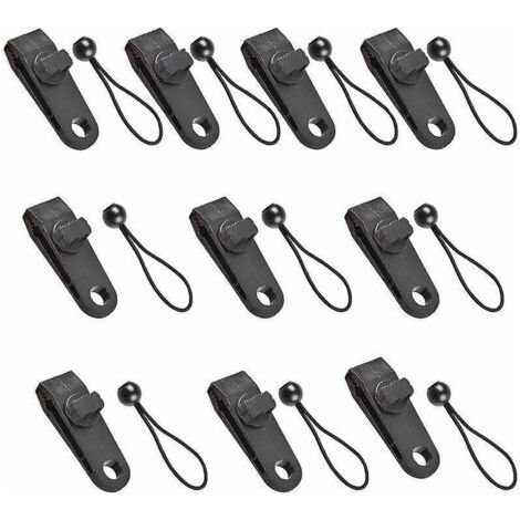 Autre accessoire pour piscine Clip de tenteEnsemble de 10 pièces （le noir） (1/5)