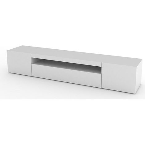 Mobile TV 3 Ante 200x40x36,5 cm Daiquiri Bianco Lucido (1/4)