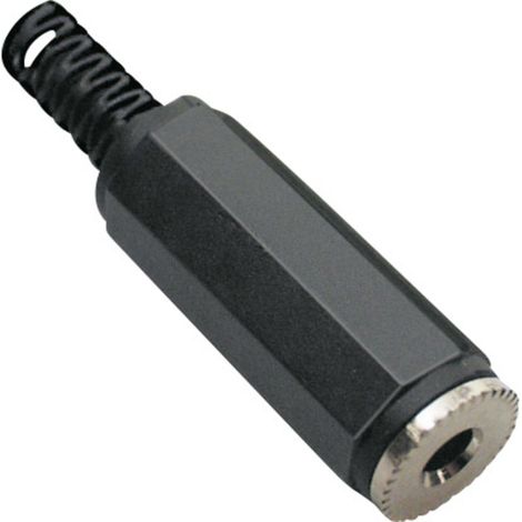 BKL Electronic 1108003 Klinken-Steckverbinder 3.5 mm Buchse, gerade Polzahl: 3 Stereo Schwarz 1 St.