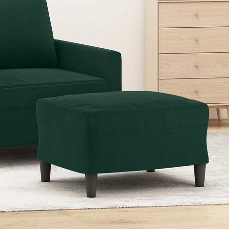 Fußhocker Dunkelgrün 60x50x41 cm Samt