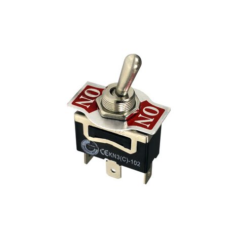 Interruttore unipolare a leva ON-ON Terminali Faston 6'3mm 10A/ 250VAC Electro DH 11.464.C 8430552074815