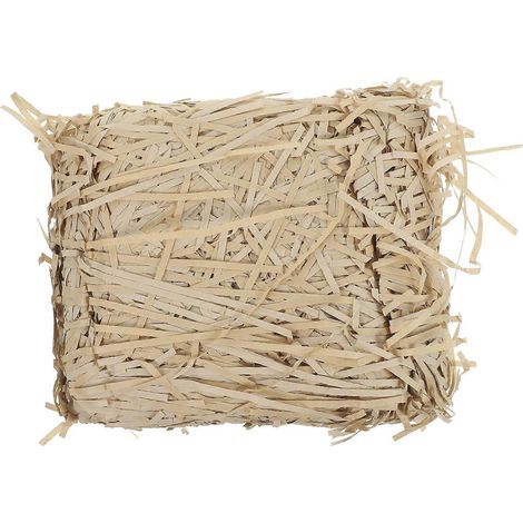 100 g zerknülltes Füllpapier für Geschenkverpackungen und Körbe (hellbraun) – 22,00 x 14,00 x 5,00 cm (1/3)