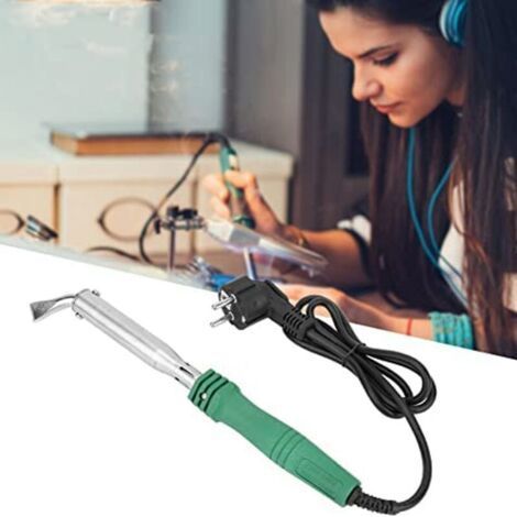 150W Fer à souder électrique à température de fer, fer à souder, outil de soudage à tête plate courbée (fiche EU)—— (1/5)