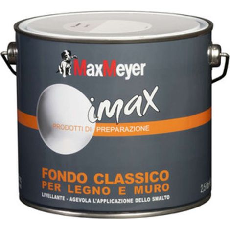 MAX FONDO X LEGNO E MURO LT.2,5 BIANCO - 1 pezzo