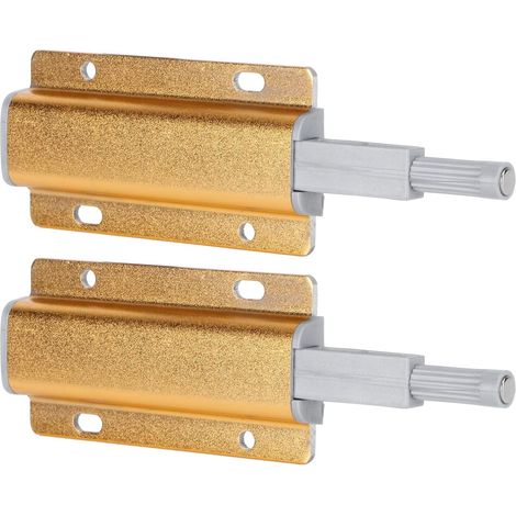 Magnetic Push Latch, 2 Sets of Cabinet Door Dampers with Stainless Steel Hardware for Rebound of Handleless Drawer Cabinets (1/5)