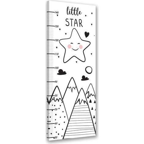 Grafico di Crescita per Bambini, Piccola stella - 40x100 (1/5)