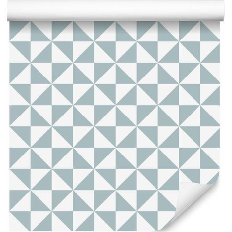 Carta da parati con motivo geometrico per soggiorno e camera da letto, 50x1000 cm (1/5)