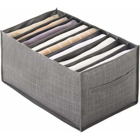 Organiseurs de tiroir pour vêtements, boîte de rangement lavable pliable pour vêtements, jeans, leggings, t-shirts, chaussettes, sous-vêtements DENUOTOP