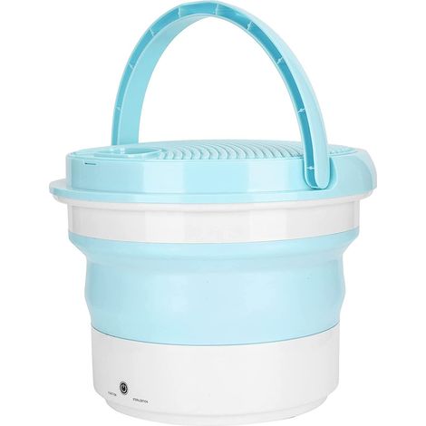 Mini Lavatrice Pieghevole Con Centrifuga Secchiello Per Bucato Da Viaggio Casa (1/5)