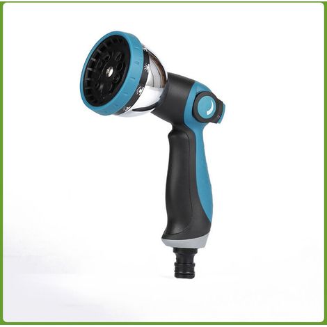 Pistolet À Eau - Haute Pression - Pour Jardin Arrosage Nettoyage Voiture Animaux - Réglable Bouton Rotatif - 1 Pièce