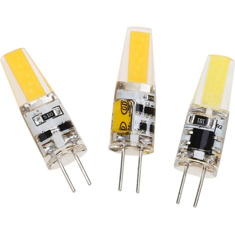 LAMPADA LED COB 2 WATT ATTACCO G4 SPILLO 12V SILICONATA 2 - Bianco Freddo (1/5)