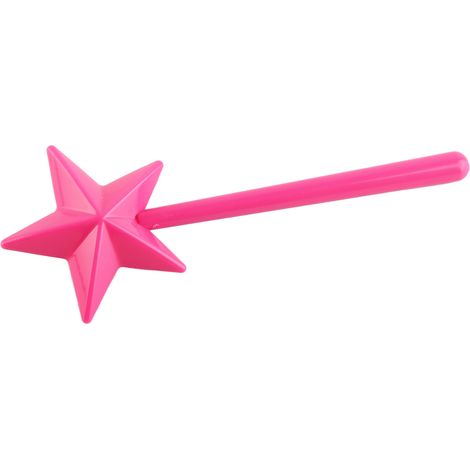 Salière et poivrière baguette en plastique rose, mignonnes et pratiques, en forme de pentagramme (1/5)