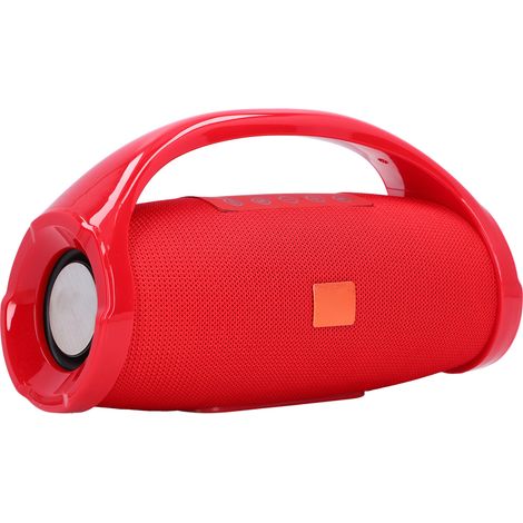 Bluetooth-LED-Lautsprecher, LED-Taschenlampe mit Lautsprecher, tragbares FM-Radio, Micro-SD-Kartenleser, originelles Geburtstagsgeschenk, eingebauter Akku (rot) (1/5)