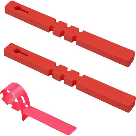 100 pièces etiquette jardin,etiquette plante,étiquettes pour arbre, 2 x 21 cm etiquette potager plastique,Rouge (1/5)
