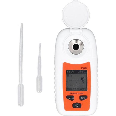 Sucremètre pratique de haute précision, plage de mesure portable de 0 à 55 %, testeur de sucre pour jus de fruits