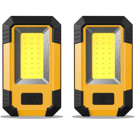 Juego de 2 Linternas de Taller LED recargable USB COMPACTA y Bateria externa POWERBANK para cargar movil  4000mAh, 600Lm (1/5)