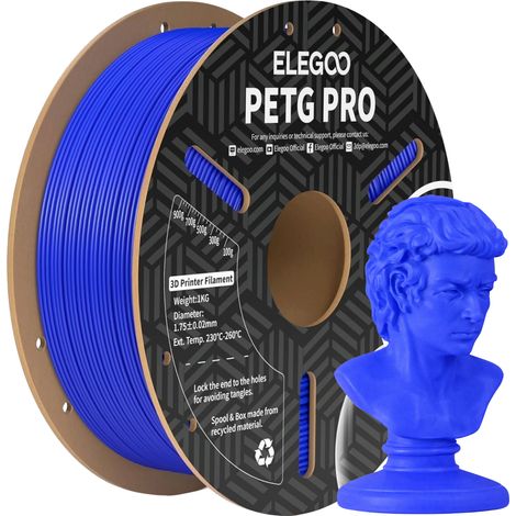 Filament Elegoo petg Pro Blue 1kg (1/4)