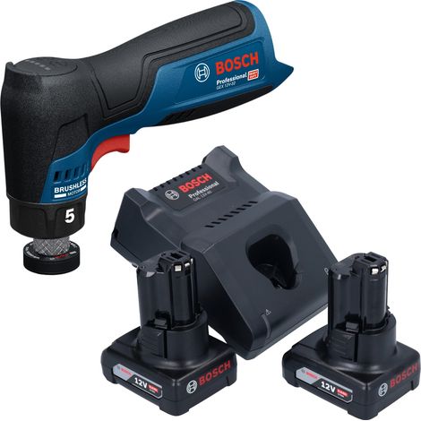 Ponceuse excentrique sans fil Bosch GEX 12V-32 12 V 32 mm sans balais + 2 batteries 6,0 Ah + chargeur (1/5)