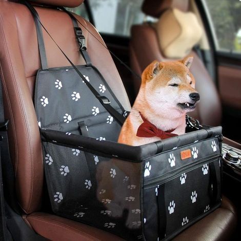 Siège d'appoint pour Chien avec Tige de Support de nivellement, siège d'auto pour Chien adapté aux Animaux de Petite et Moyenne Taille (1/5)
