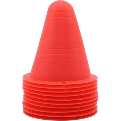Marqueurs de patins - Rouge - Lot de 10 - PE - Football (1/4)