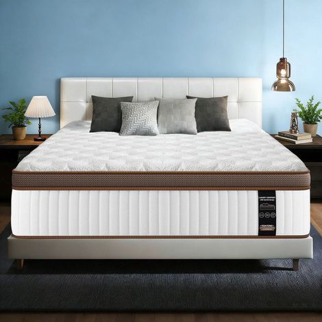 Matelas standard - YIDATONG - RIV024 - 140x200 cm - Mémoire de forme - Ressorts ensachés