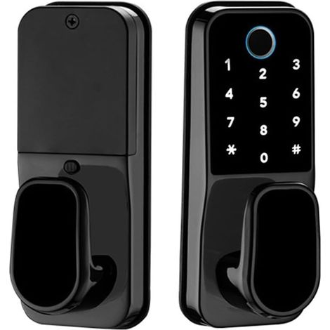 Serrure intelligente électronique à empreintes digitales, antivol, serrure de porte intelligente, entrée sans clé, for le bureau et la maison (1/5)
