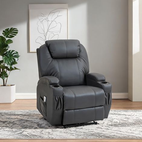 Fauteuil de massage en bonded cuir 82 x 97 x 110 cm (1/5)