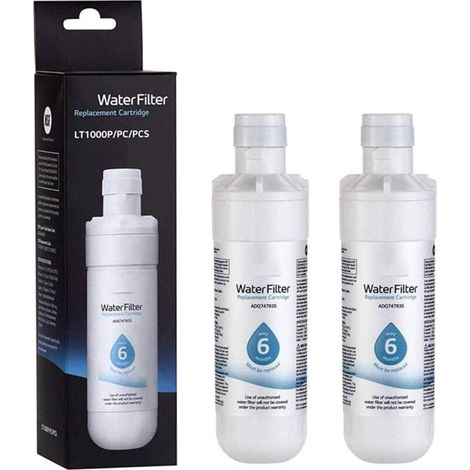 ADQ747935 Kühlschrank-Wasserfilter, Ersatz für LT1000P / PC/PCS, MDJ64844601, 2 Stück (1/4)