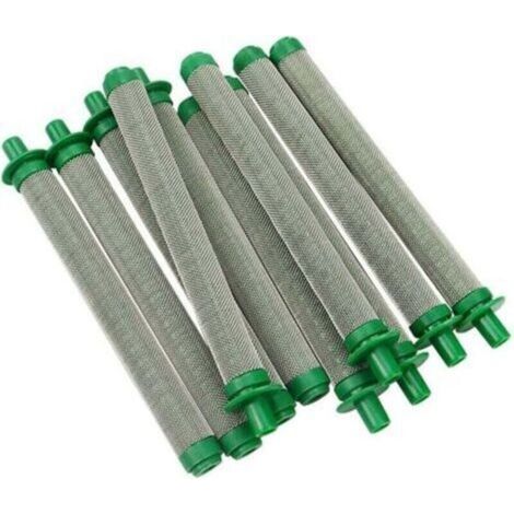 Lot de 10 filtres pour pistolet pulvérisateur sans air en acier inoxydable 304 - Accessoires pour machine - D (1/2)