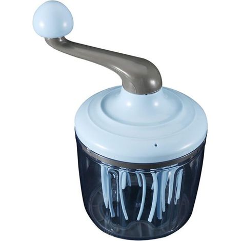 Type Manuel de Fabricant de Mousse de Fouet de Crème d'Oeufs, Outil Manuel De Cuisine De Batteur d'Oeufs 1100ml