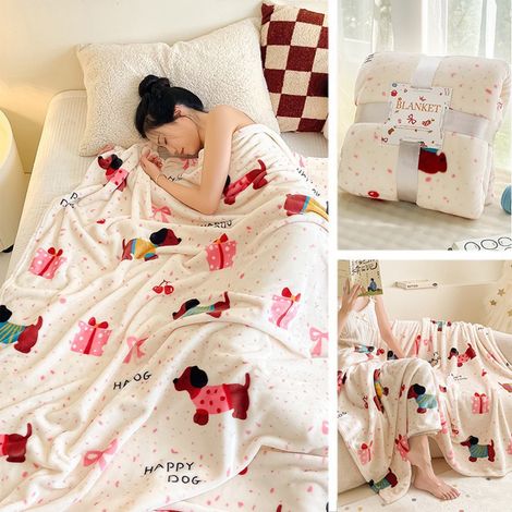 Couverture De Noël - Polaire Douce En Polyester - 70 x 100 cm - Pour Sieste Enfant Ou Décoration Festive - 1 Pièce (1/5)