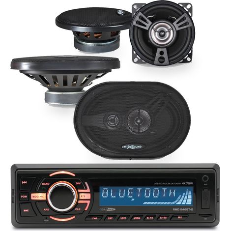 Pack Car Caliber RMD046BT-2 75W x 4 - Bluetooth + 4 Lautsprecher XSound - 680W (1/5)