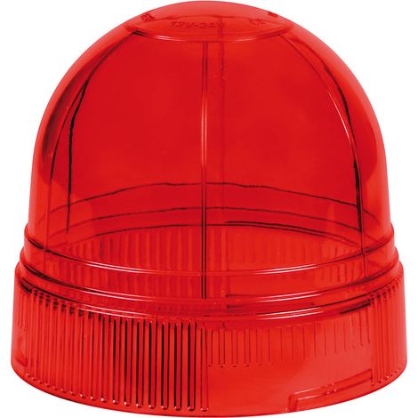 Calotta ricambio per luce di segnalazione art. 73002 - Ø 127 mm - Rosso