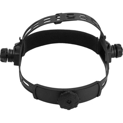 Masque de soudeur bandeau réglable pour accessoires de casque à assombrissement automatique solaire (noir), (1/4)