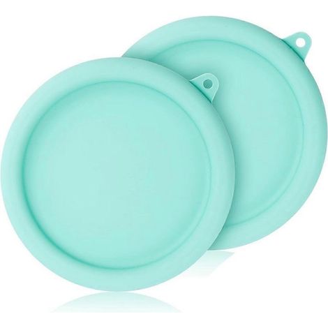 Silikondeckel für Dash My Mug Eismaschine, 16,7 cm Silikon-Schüsselabdeckungen, Aufbewahrungsdeckel, Zubehör für Eismaschinen, Hellgrün (1/5)