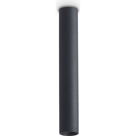 Ideal Lux Plafoniera moderna Look 1 luce LED integrato nero vetro metallo