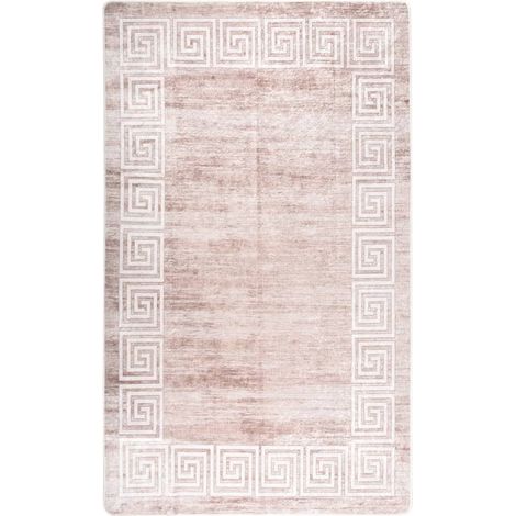 FIMEI Tapis lavable antidérapant 120x180 cm Beige (1/5)