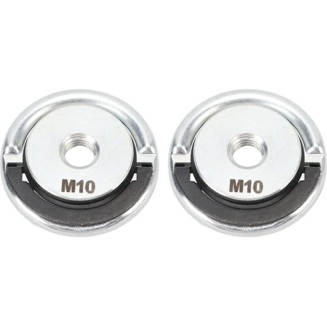 Meuleuse à Dégagement Rapide, écrou M10, 45mm de Diamètre, 9.5mm, Plaque de Pression de Serrage en Acier allié, Meule 2 Pièces (1/5)