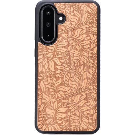 Custodia in legno Bewood per Samsung Galaxy A26 5G FOGLIE DI MELA (1/5)
