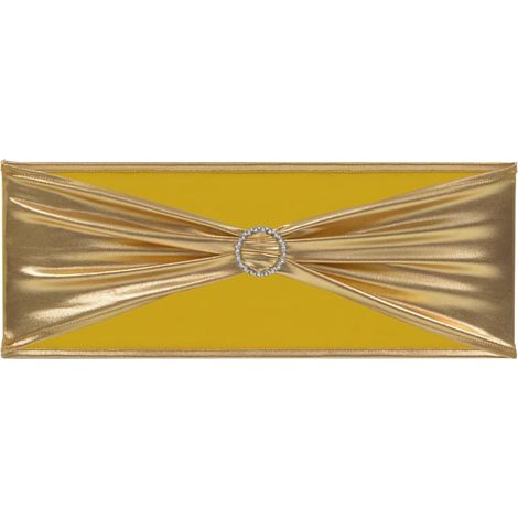 Maison Exclusive - Lazo de silla elástico 25 uds con broche de di