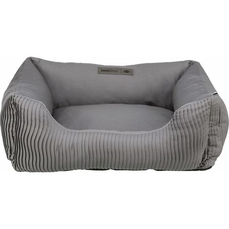 Bett Marley, eckig 100 x 70 cm, grau
