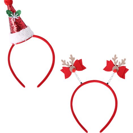 Headband De Fête - Pour Noël Et Célébrations Festives - Convient Adultes Et Enfants - 1 Pièce (1/5)
