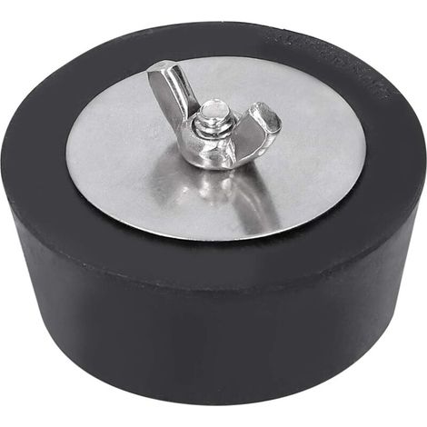 Bouchon d'hivernage de piscine 2,5 pouces – Caoutchouc haute qualité – Étanchéité parfaite – Pour entrées de retour et vidange (1/5)