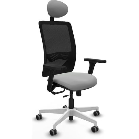 Silla de oficina piqueras y crespo Zulema negro brazos ajustables (1/2)